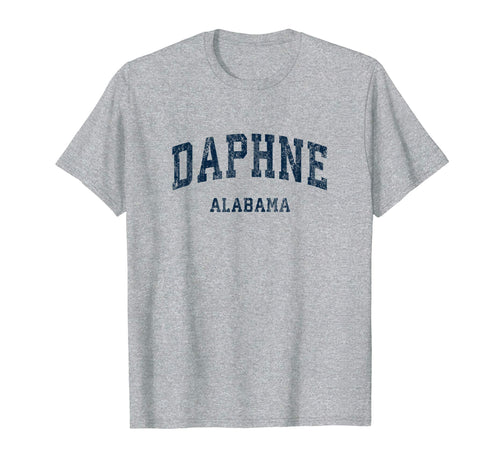 Daphne Alabama Al Varsity Sports Navy T-Shirt - Aesthetic Graphic Unisex - T-Shirt, Sweatshirt, Hoodie
