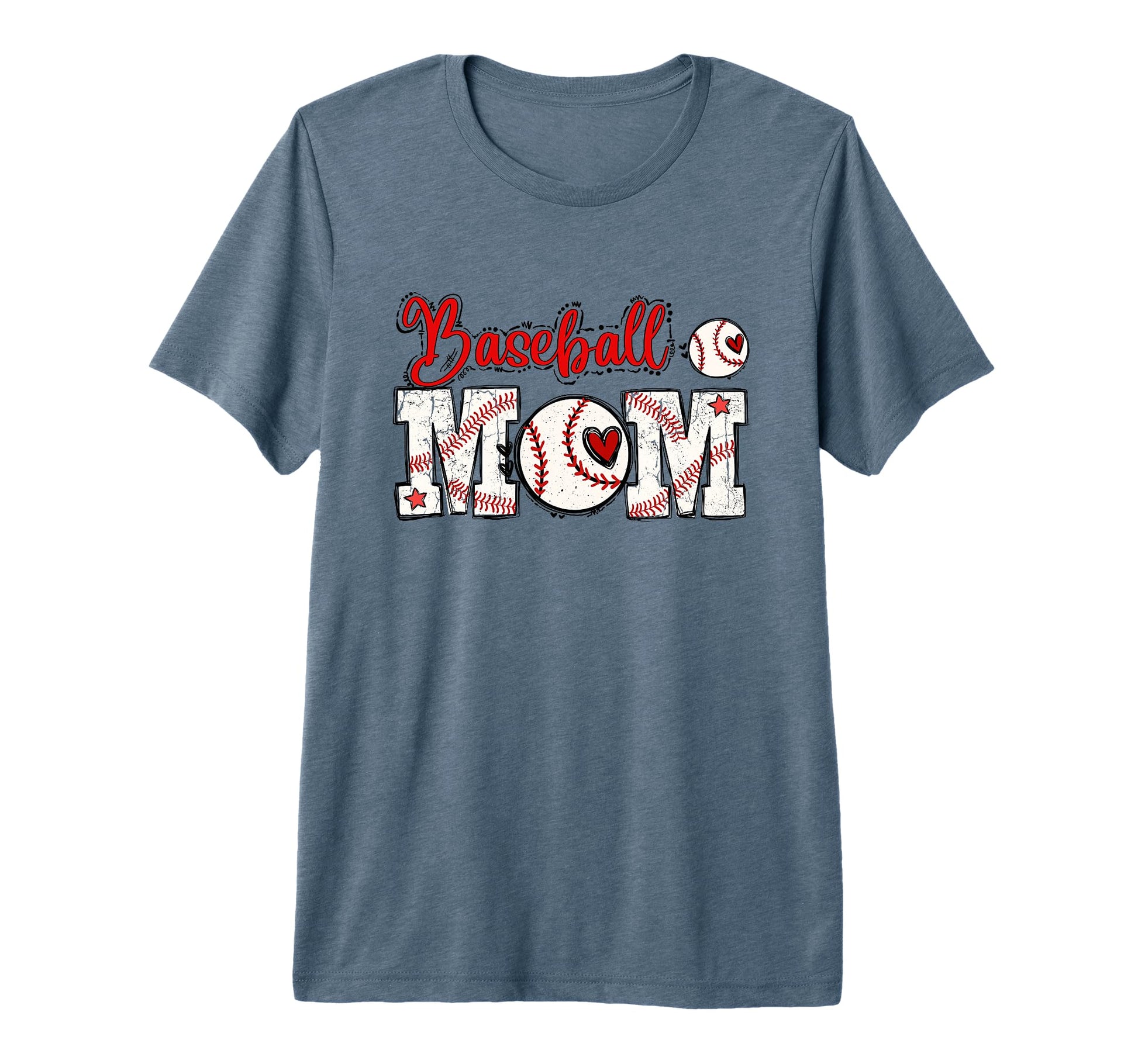 Baseball Mom Super Baseball Tri Blend T-Shirt - Streetwear Style Men Women - T-Shirt, Sweatshirt, Hoodie