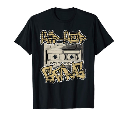 Hip Hop Graffiti Gang Cassette Old T-Shirt - Streetwear Style Men Women - T-Shirt, Sweatshirt, Hoodie