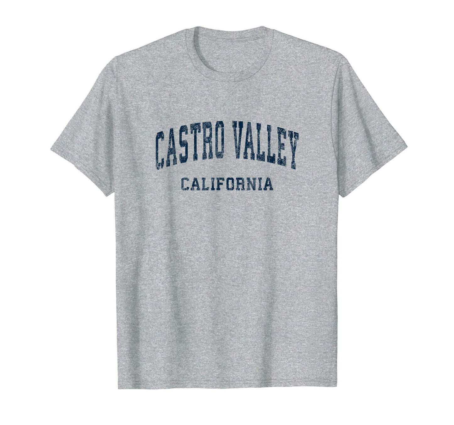 Castro Valley California Ca Varsity T-Shirt - Minimalist Print for Adults - T-Shirt, Sweatshirt, Hoodie