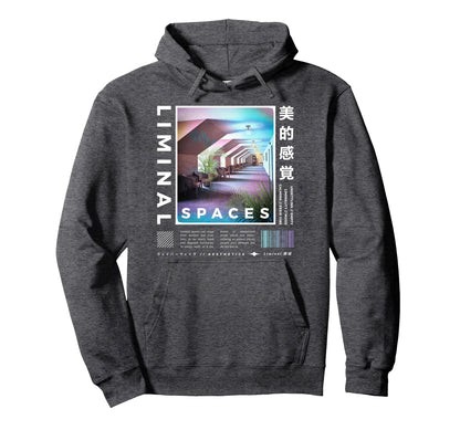 Liminal Spaces Internet 80S 90S Hoodie - Minimalist Print Men Women - T-Shirt, Sweatshirt, Hoodie
