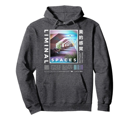 Liminal Spaces Internet 80S 90S Hoodie - Minimalist Print Men Women - T-Shirt, Sweatshirt, Hoodie