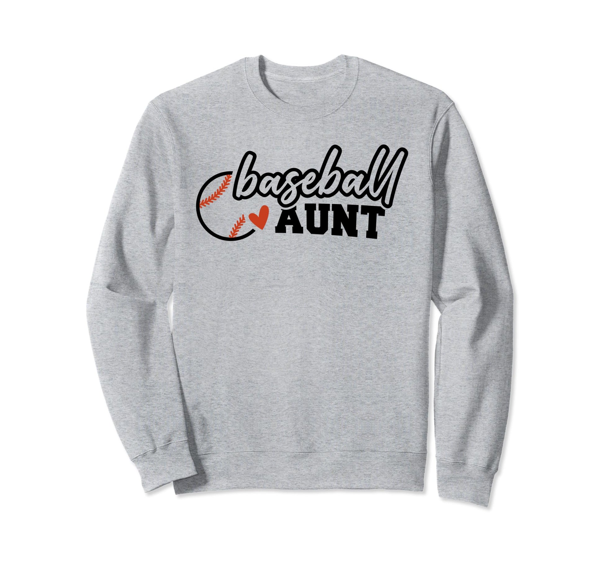 Baseball Aunt Funny Leopard Sweatshirt - Custom Art Print for Adults - T-Shirt, Sweatshirt, Hoodie