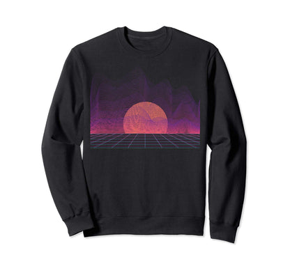 Retrowave Synthwave Vaporwave Sweatshirt - Streetwear Style Unisex - T-Shirt, Sweatshirt, Hoodie