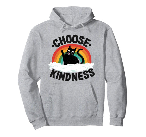 Anti Bullying Rainbow Peace Kind Hippie Hoodie - Streetwear Style Unisex - T-Shirt, Sweatshirt, Hoodie