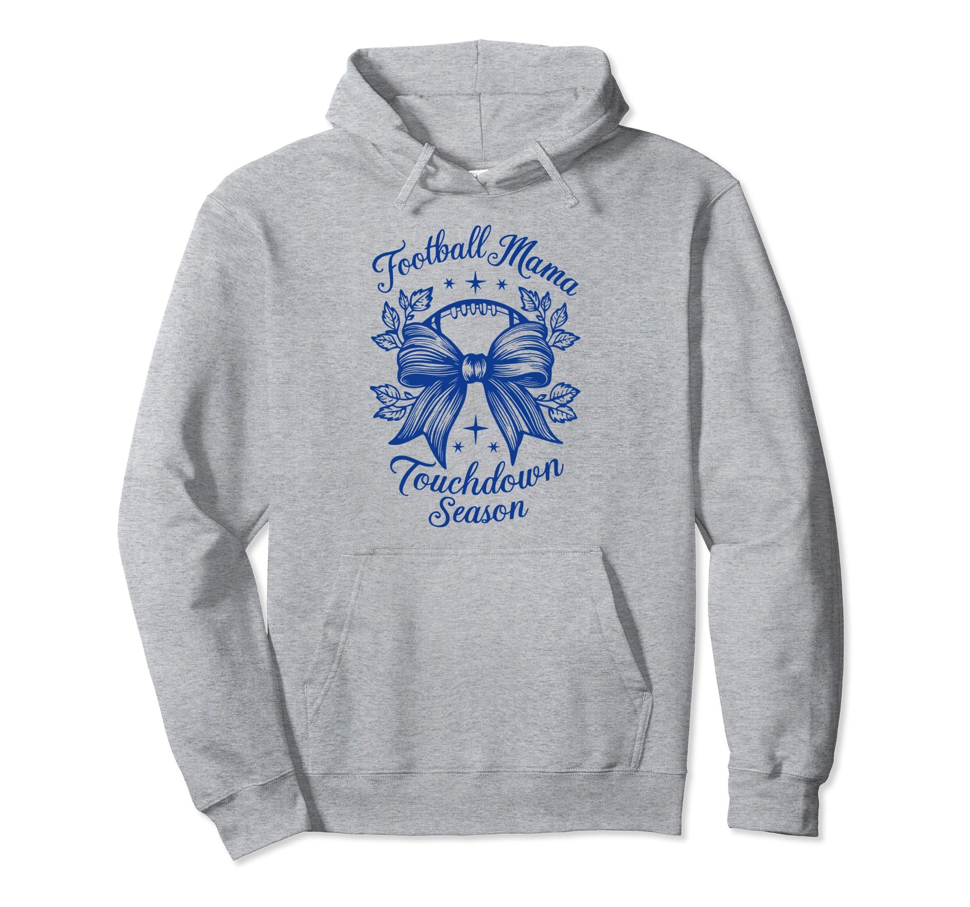 Womens Moms Coquette Bow Football Lover Hoodie - Trendy Graphic Unisex - T-Shirt, Sweatshirt, Hoodie