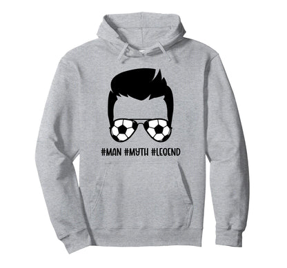 Soccer Dad Football Dad Fathers Day Hoodie - Aesthetic Graphic for Adults - T-Shirt, Sweatshirt, Hoodie