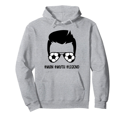 Soccer Dad Football Dad Fathers Day Hoodie - Aesthetic Graphic for Adults - T-Shirt, Sweatshirt, Hoodie