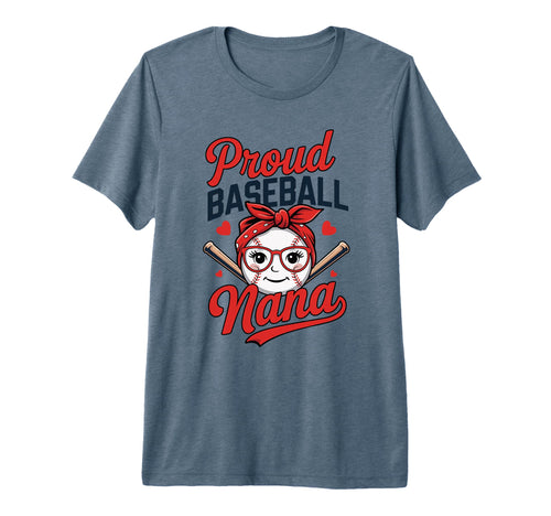 Proud Baseball Nana Glasses Bandana And T-Shirt - Graphic Print for Adults - T-Shirt, Sweatshirt, Hoodie