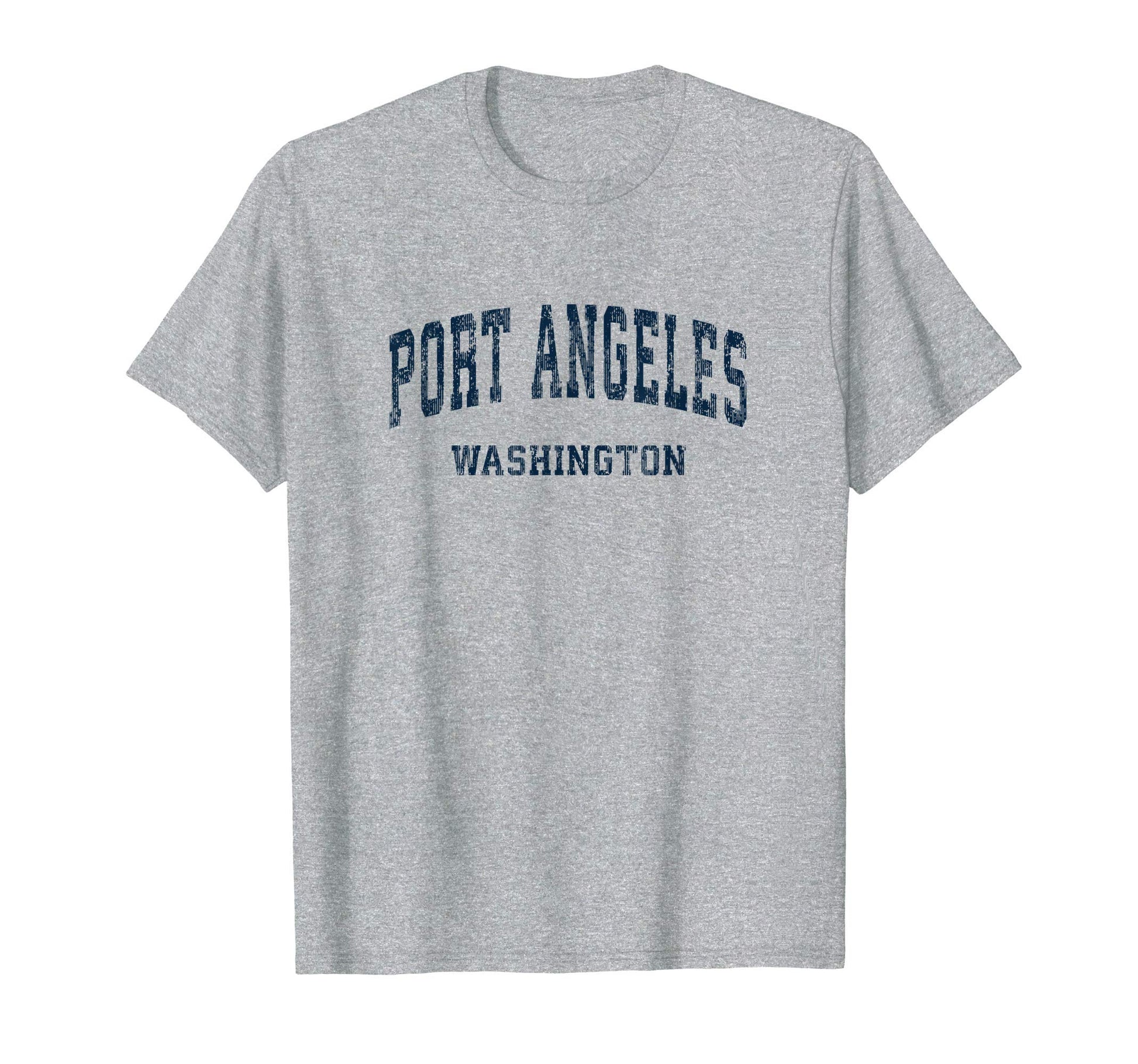 Port Angeles Washington Wa Varsity T-Shirt - Custom Art Print Unisex - T-Shirt, Sweatshirt, Hoodie
