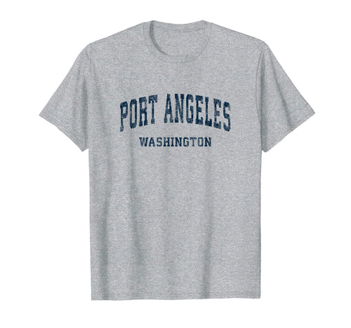 Port Angeles Washington Wa Varsity T-Shirt - Custom Art Print Unisex - T-Shirt, Sweatshirt, Hoodie