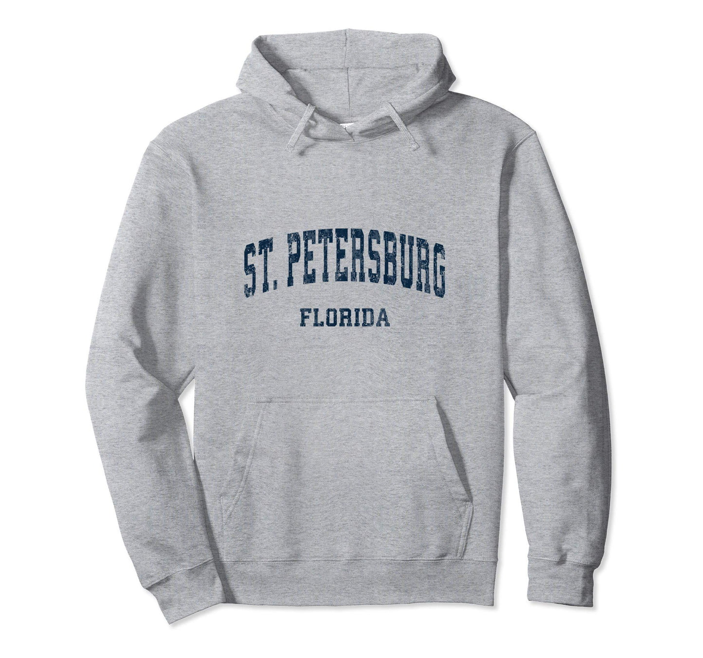 St Petersburg Florida Fl Varsity Hoodie - Custom Art Print for Adults - T-Shirt, Sweatshirt, Hoodie