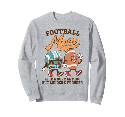 Football Mama Biggest Fan Sweatshirt - Custom Art Print for Adults - T-Shirt, Sweatshirt, Hoodie