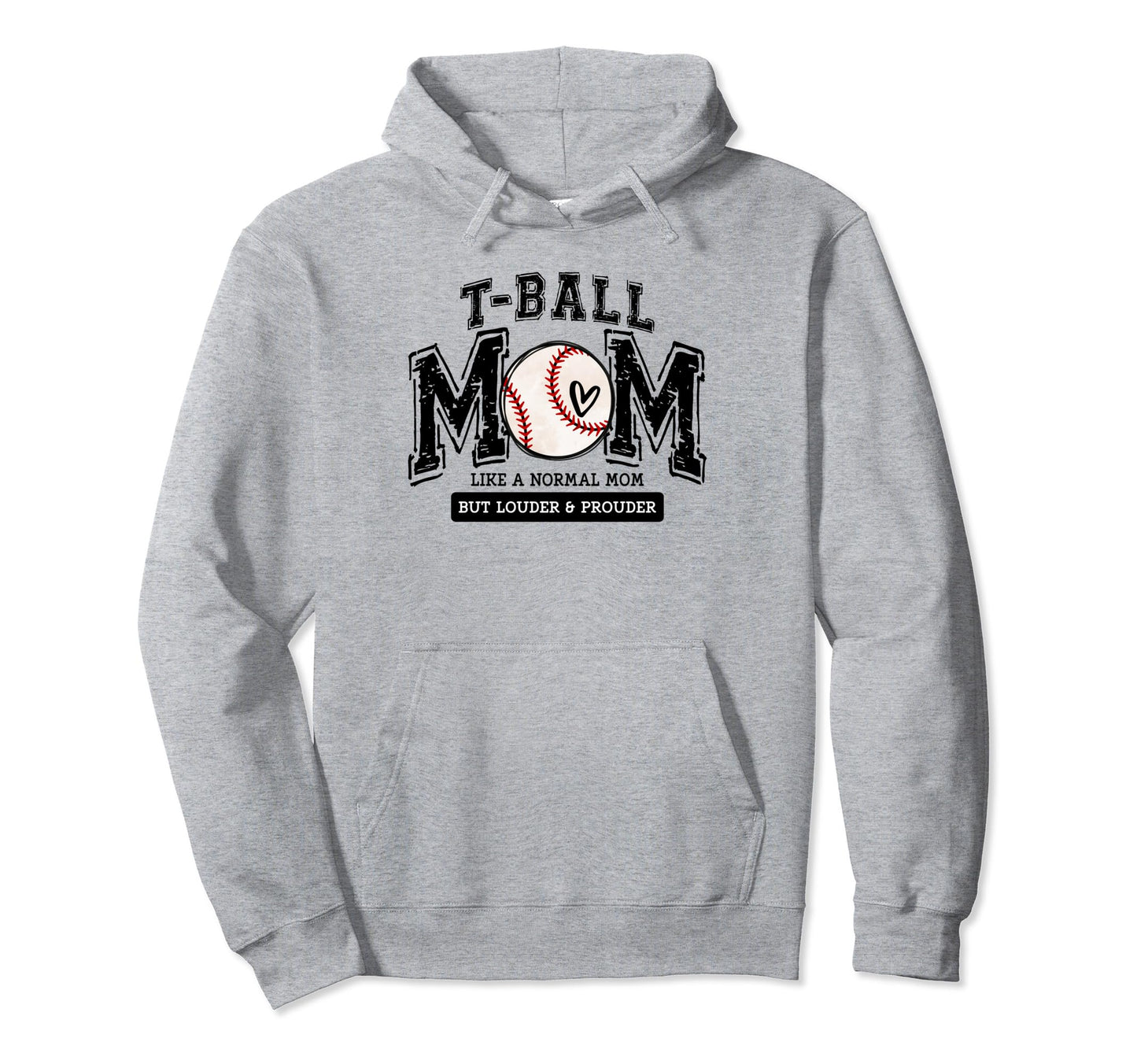 T Ball Mom Ball Mama Matching Family Game Hoodie - Unique Graphic Unisex - T-Shirt, Sweatshirt, Hoodie