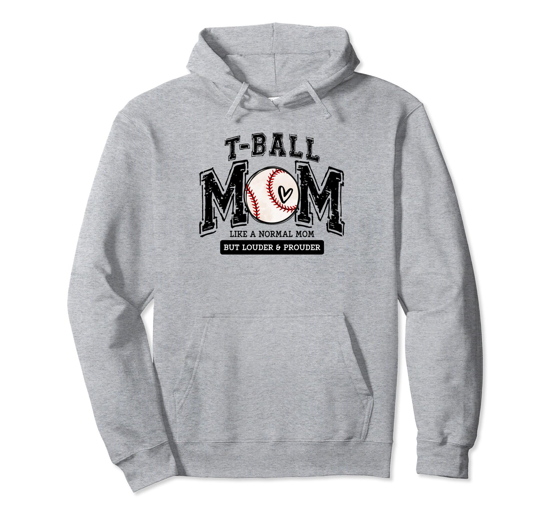 T Ball Mom Ball Mama Matching Family Game Hoodie - Unique Graphic Unisex - T-Shirt, Sweatshirt, Hoodie