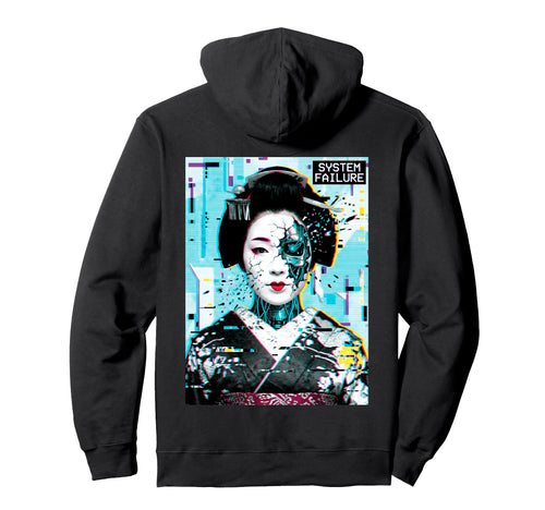 Japanese Streetwear Cyberpunk Geisha Hoodie - Streetwear Style Men Women - T-Shirt, Sweatshirt, Hoodie