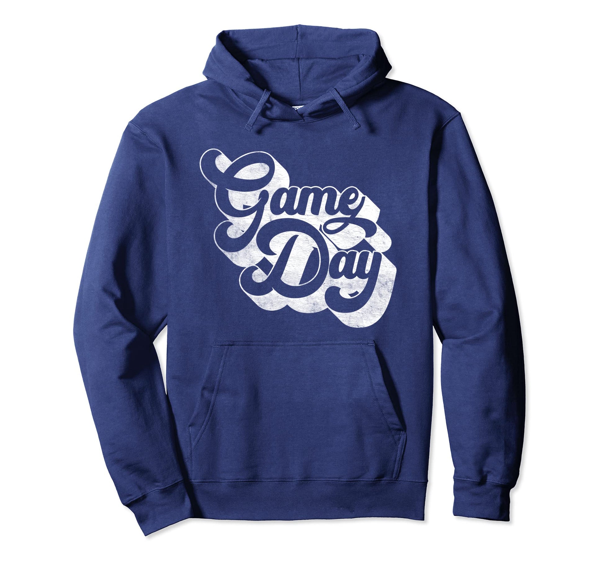 Game Day White Sports Soccer Hoodie - Casual Everyday Wear Men Women - T-Shirt, Sweatshirt, Hoodie