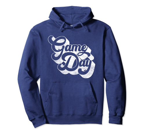 Game Day White Sports Soccer Hoodie - Casual Everyday Wear Men Women - T-Shirt, Sweatshirt, Hoodie