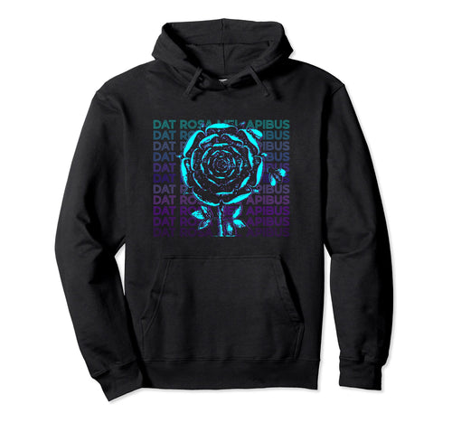 Dat Rosa Mel Apibus Rosicrucian Emblem Hoodie - Minimalist Print Unisex - T-Shirt, Sweatshirt, Hoodie