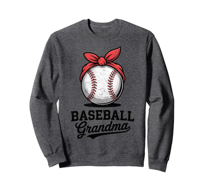 Baseball Nana Grandma Player Fan Sweatshirt - Streetwear Style for Adults - T-Shirt, Sweatshirt, Hoodie