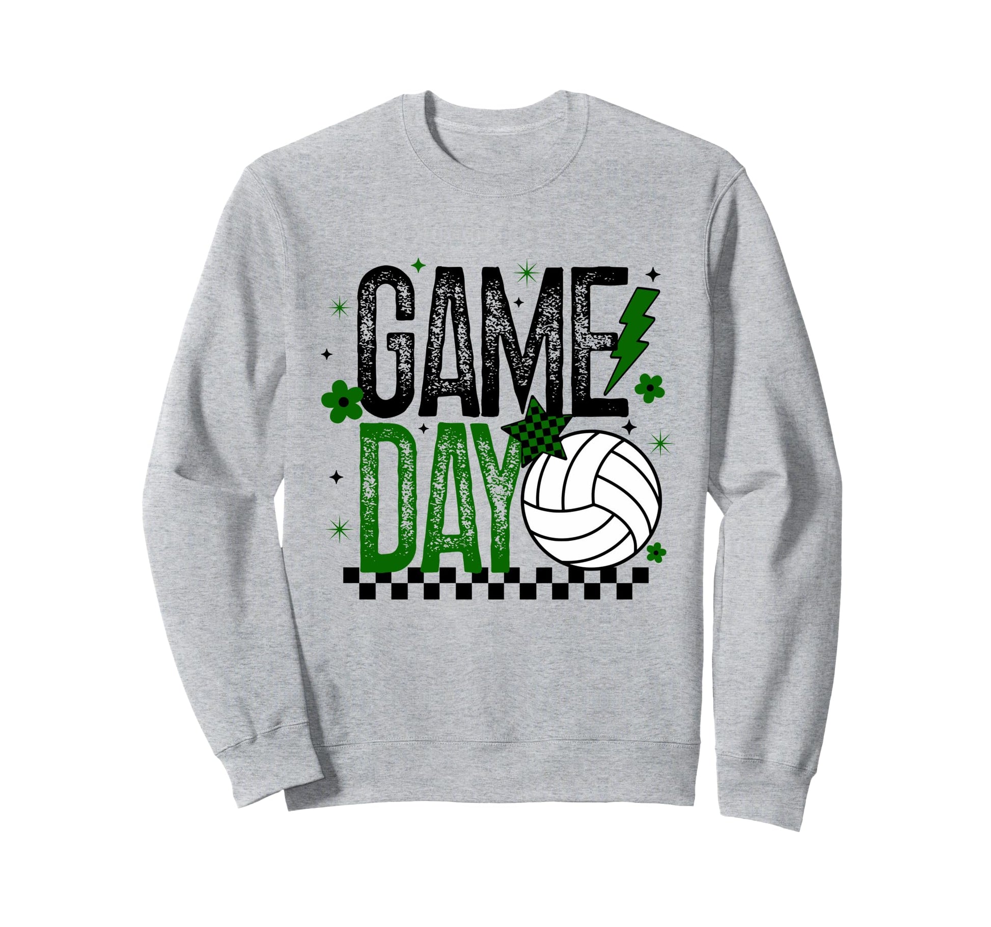 Volleyball Game Day Volleyball Sweatshirt - Minimalist Print for Adults - T-Shirt, Sweatshirt, Hoodie