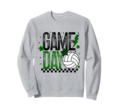 Volleyball Game Day Volleyball Sweatshirt - Minimalist Print for Adults - T-Shirt, Sweatshirt, Hoodie