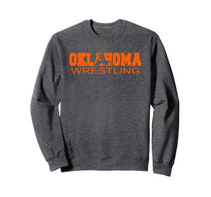Oklahoma Wrestling Team Okie Sweatshirt - Casual Everyday Wear Men Women - T-Shirt, Sweatshirt, Hoodie