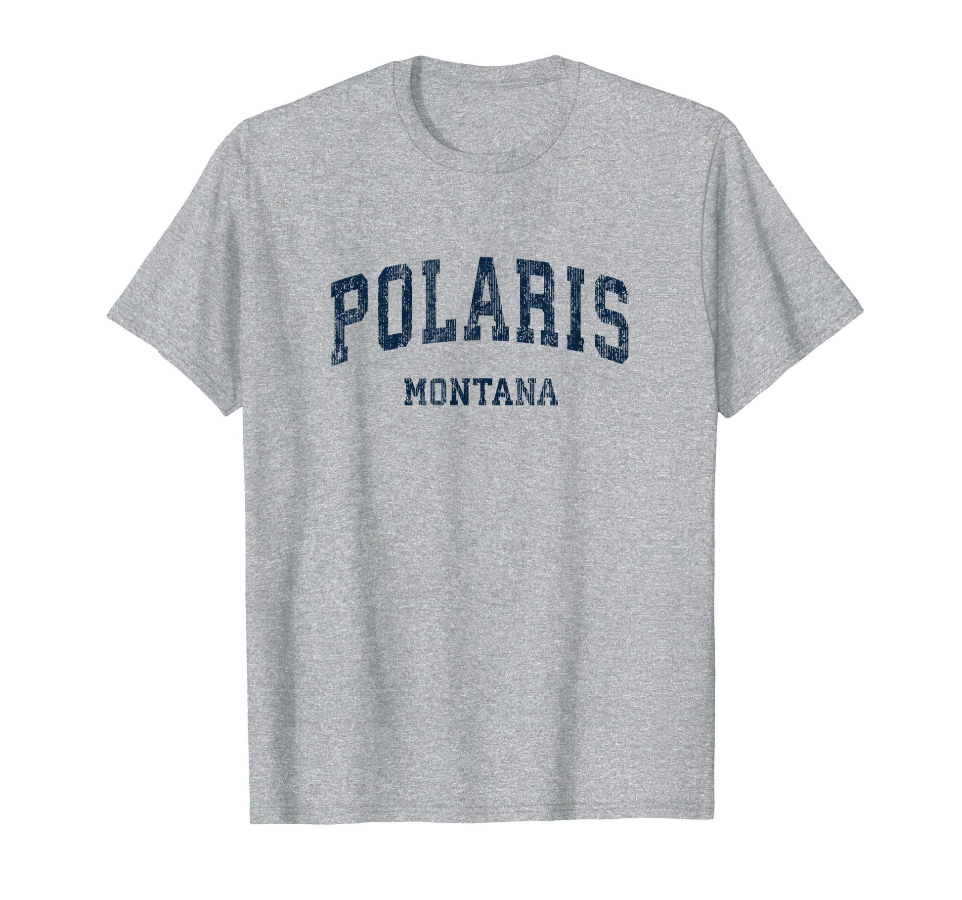 Polaris Montana Mt Varsity Sports Navy T-Shirt - Trendy Graphic Unisex - T-Shirt, Sweatshirt, Hoodie