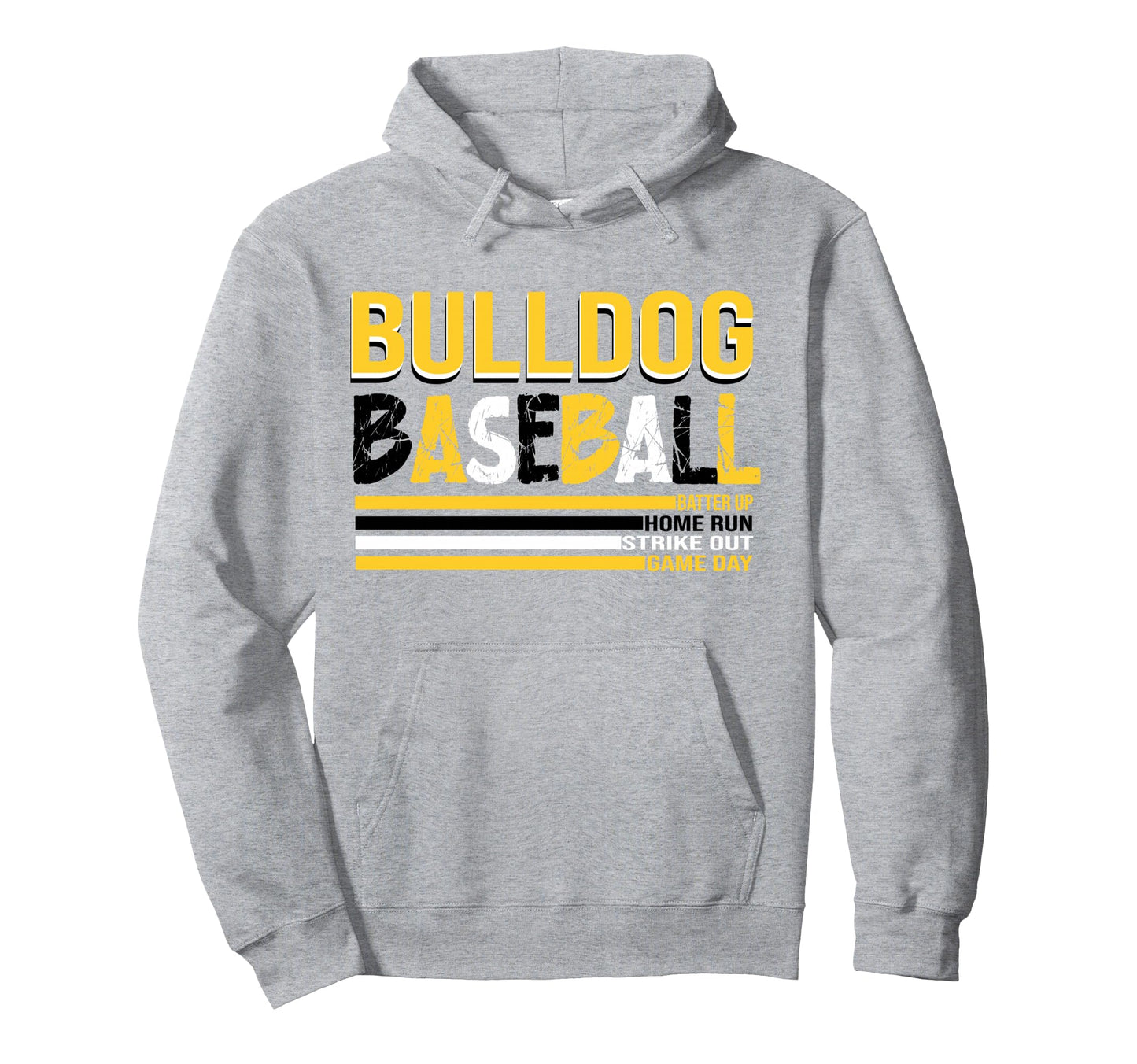 Bulldogs Baseball Mom Game Day Hoodie - Casual Everyday Wear for Adults - T-Shirt, Sweatshirt, Hoodie