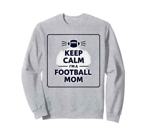 Keep Calm Game Day Flag Football Mom Sweatshirt - Aesthetic Graphic Unisex - T-Shirt, Sweatshirt, Hoodie