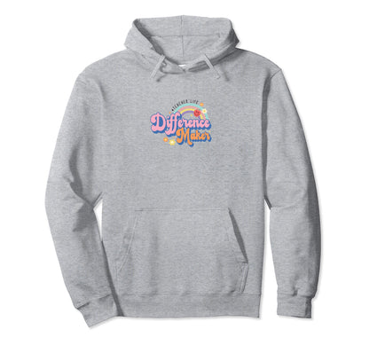 Rainbow Teacher Difference Maker Hoodie - Custom Art Print Unisex - T-Shirt, Sweatshirt, Hoodie