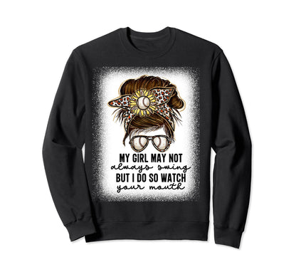 My May Not Always Swing But I Do Sweatshirt - Minimalist Print for Adults - T-Shirt, Sweatshirt, Hoodie