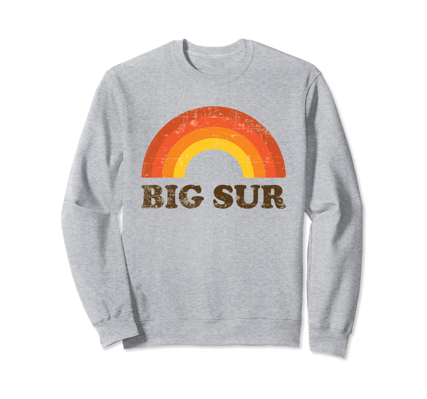 Big Sur California Souvenir 60S Sweatshirt - Custom Art Print for Adults - T-Shirt, Sweatshirt, Hoodie