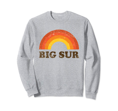 Big Sur California Souvenir 60S Sweatshirt - Custom Art Print for Adults - T-Shirt, Sweatshirt, Hoodie