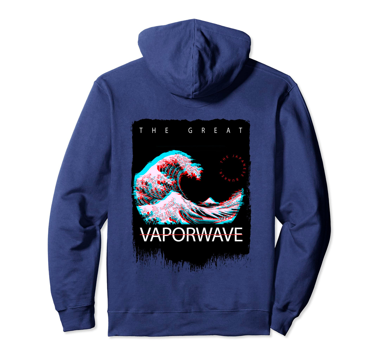 Great Wave Aesthetic Vaporwave Creation Hoodie - Graphic Print for Adults - T-Shirt, Sweatshirt, Hoodie