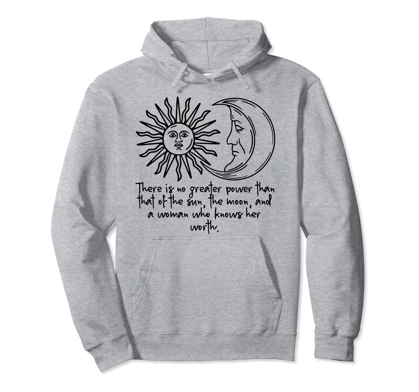 Hippie Moon Sun Empowered Gifts Hoodie - Streetwear Style Men Women - T-Shirt, Sweatshirt, Hoodie