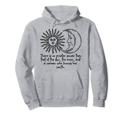 Hippie Moon Sun Empowered Gifts Hoodie - Streetwear Style Men Women - T-Shirt, Sweatshirt, Hoodie