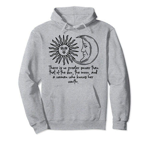 Hippie Moon Sun Empowered Gifts Hoodie - Streetwear Style Men Women - T-Shirt, Sweatshirt, Hoodie