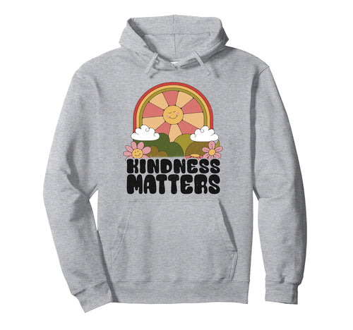 Sun Anti Bullying Rainbow Kindness Matters Hoodie - Trendy Graphic Unisex - T-Shirt, Sweatshirt, Hoodie
