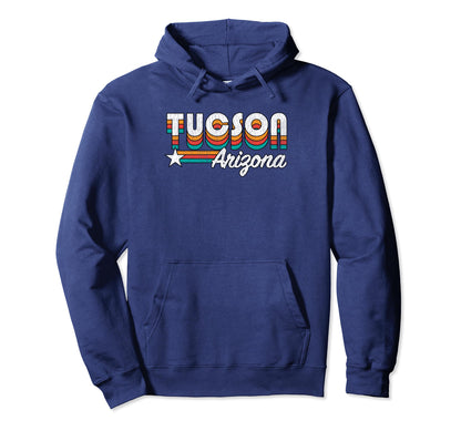 Tucson Az Rainbow Colors Hoodie - Streetwear Style for Adults - T-Shirt, Sweatshirt, Hoodie
