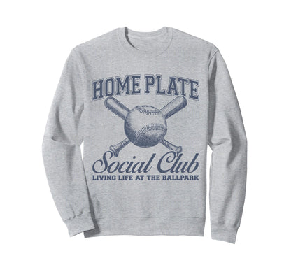 Baseball Softball Mom Matching Home Sweatshirt - Aesthetic Graphic Unisex - T-Shirt, Sweatshirt, Hoodie