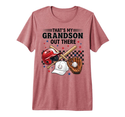 Proud Baseball Grandma Supporting T-Shirt - Custom Art Print Unisex - T-Shirt, Sweatshirt, Hoodie