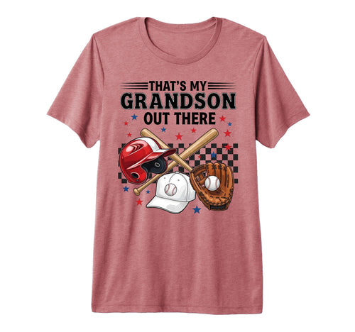 Proud Baseball Grandma Supporting T-Shirt - Custom Art Print Unisex - T-Shirt, Sweatshirt, Hoodie