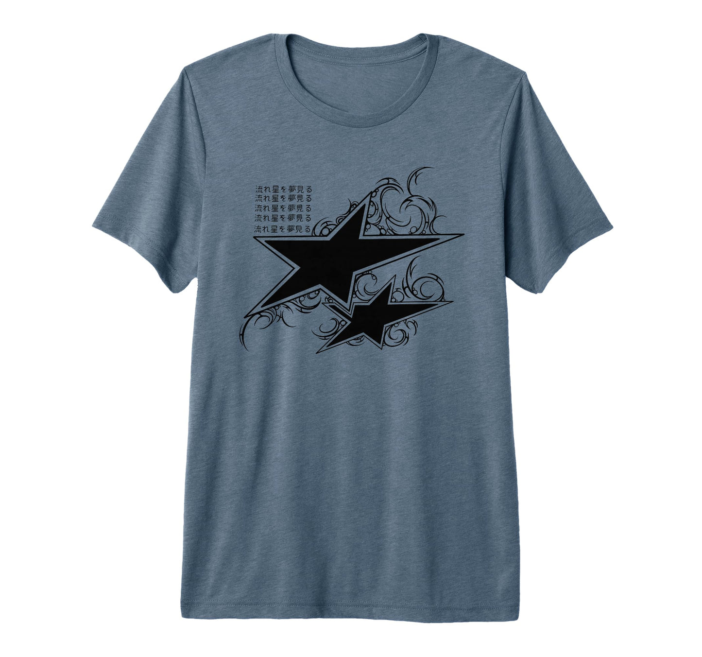 90S Y2K Tattoo Styl Double Star T-Shirt - Trendy Graphic Men Women - T-Shirt, Sweatshirt, Hoodie