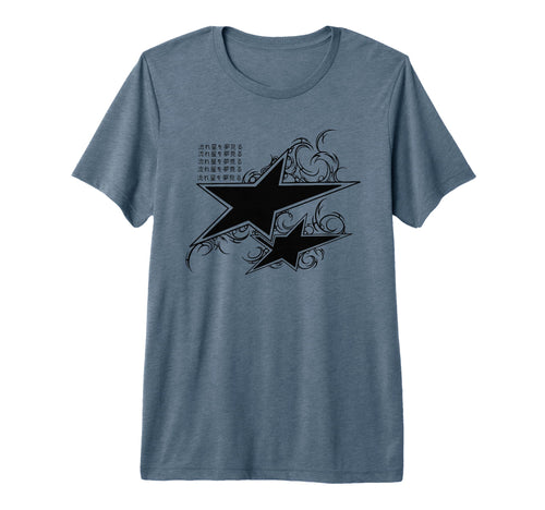 90S Y2K Tattoo Styl Double Star T-Shirt - Trendy Graphic Men Women - T-Shirt, Sweatshirt, Hoodie