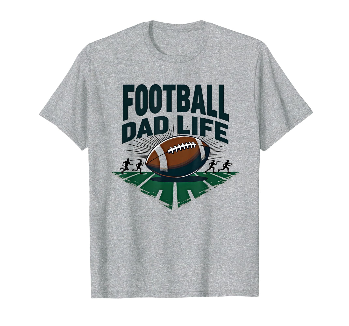 Football Dad Life Proud Father Game Day T-Shirt - Custom Art Print Unisex - T-Shirt, Sweatshirt, Hoodie