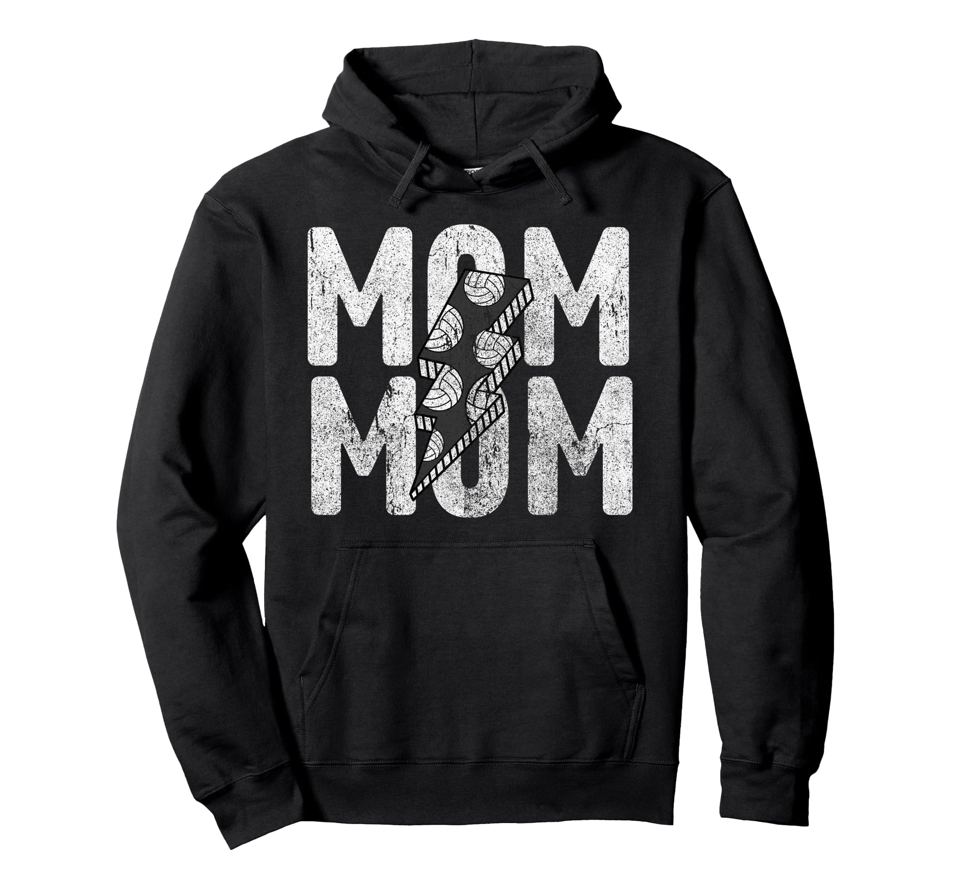 Volleyball Mama Volleyball Mom Hoodie - Fun Novelty Design for Adults - T-Shirt, Sweatshirt, Hoodie