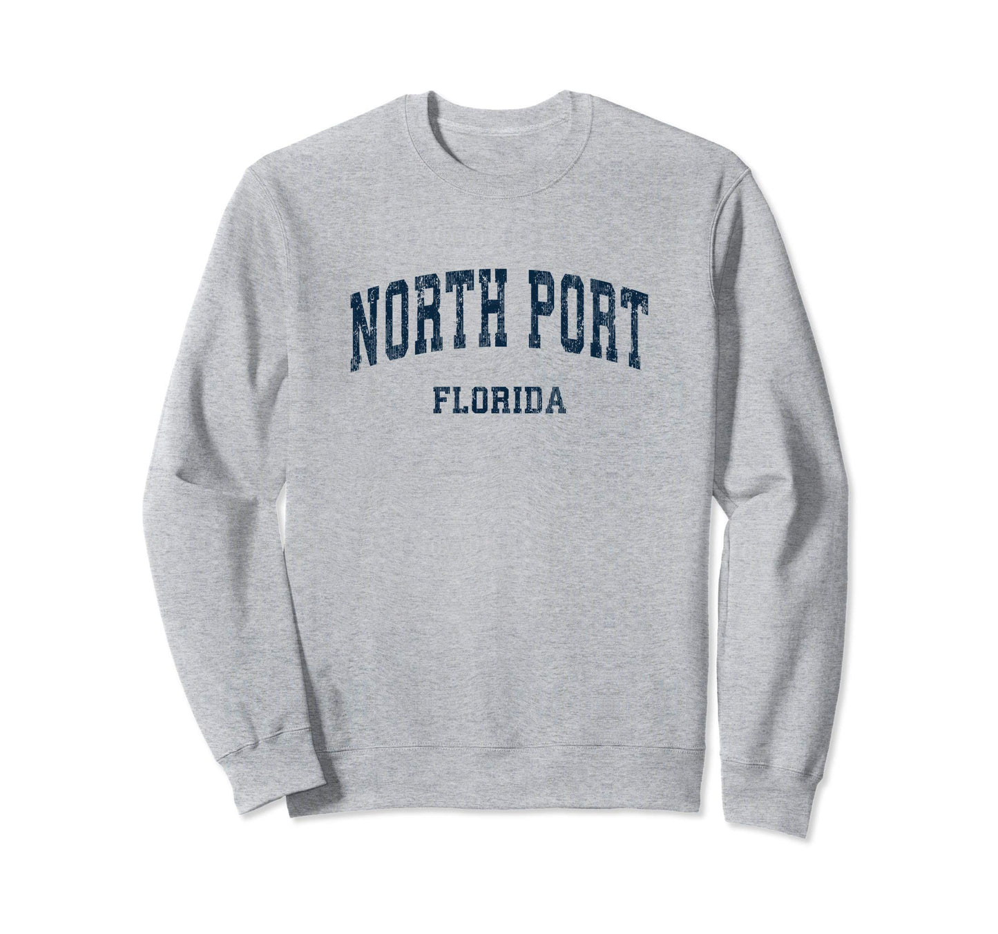 North Port Florida Fl Varsity Sweatshirt - Unique Graphic for Adults - T-Shirt, Sweatshirt, Hoodie