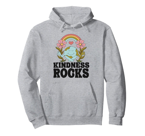 Earth Day Hippie Teacher Rainbow Hoodie - Custom Art Print for Adults - T-Shirt, Sweatshirt, Hoodie