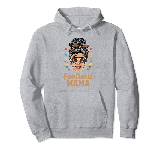 Womens Moms Coquette Bow Football Mama Game Hoodie - Unique Graphic Unisex - T-Shirt, Sweatshirt, Hoodie